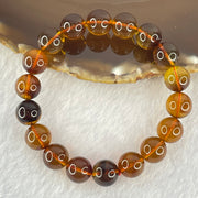 Natural Cognac Amber Beads Bracelet 10.72g 16.5cm 10.7mm 18 Beads - Huangs Jadeite and Jewelry Pte Ltd