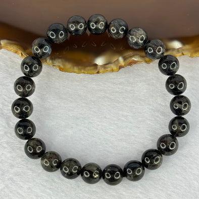 Rare Natural Arfredsonite Bracelet 23.64g 17cm 8.8mm 23 Beads - Huangs Jadeite and Jewelry Pte Ltd