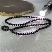 Natural Blood Red Amber Beads Necklace 10.72g 58cm 5.4mm 120 Beads - Huangs Jadeite and Jewelry Pte Ltd