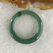 Certified Natural Type A Icy Blueish Green Jadeite Ring 3.48g 4.7 by 4.0mm US 7.4 HK 16.4 (Perfect) - Huangs Jadeite and Jewelry Pte Ltd