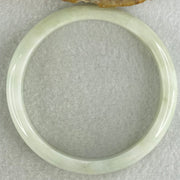 Type A Light Green Lavender Jadeite Bangle 36.61g Internal Diameter 56.5mm 11.0 by 6.4mm (External and Internal Lines) - Huangs Jadeite and Jewelry Pte Ltd