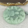 Grand Master Deep Sky Blue Jadeite 9 Dragons Buddha 69.97g 55.2 by 10.7mm - Huangs Jadeite and Jewelry Pte Ltd