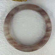 Transparent Purple Quartzite Jade Bangle 天山玉手镯 Internal Diameter 63.9mm 81.99g 13.6 by 11.0mm - Huangs Jadeite and Jewelry Pte Ltd