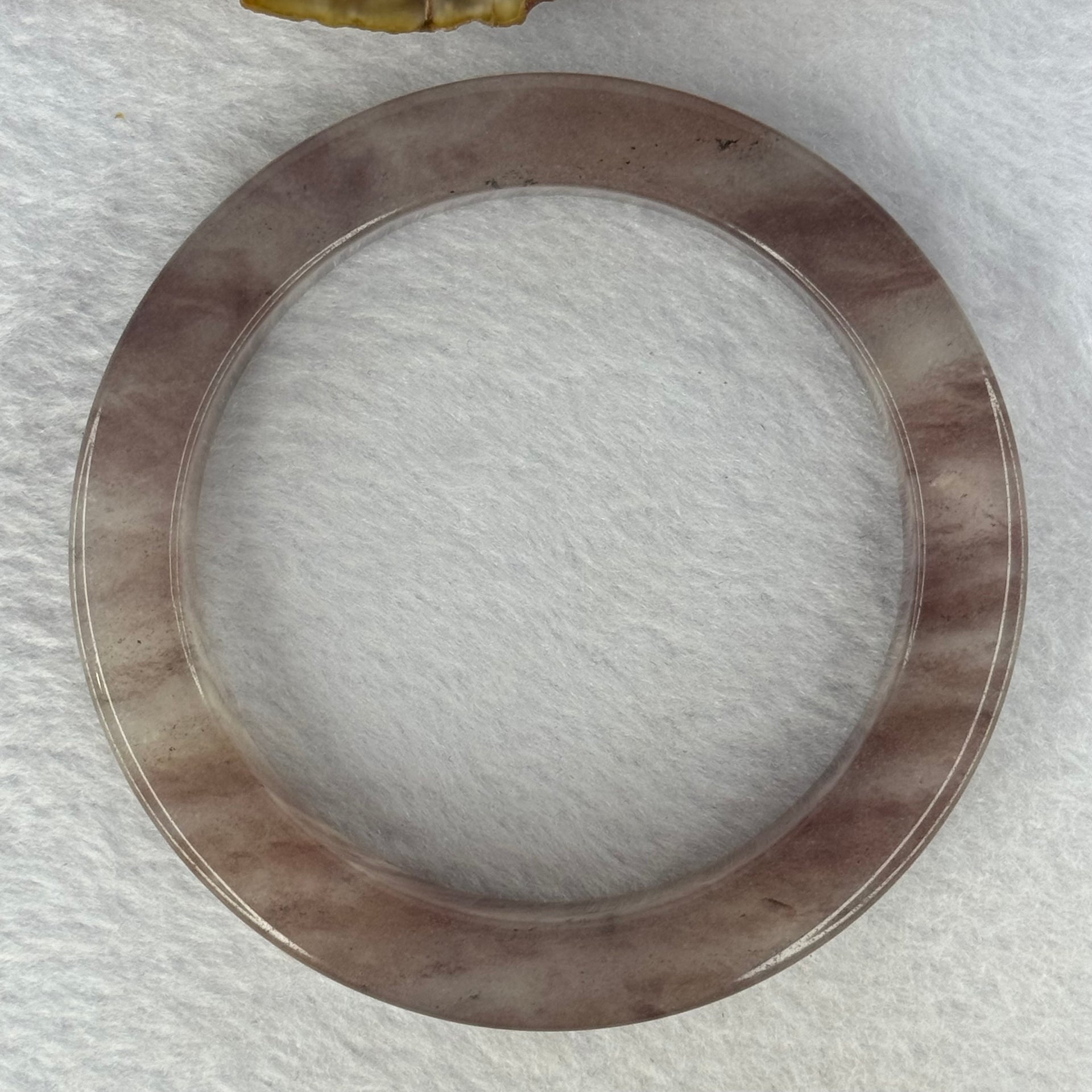 Transparent Purple Quartzite Jade Bangle 天山玉手镯 Internal Diameter 63.9mm 81.99g 13.6 by 11.0mm - Huangs Jadeite and Jewelry Pte Ltd
