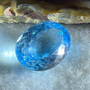 Natural Sky Blue Topaz Oval Shape 18.74ct 18.5 by 13.8 by 8.8mm - Huangs Jadeite and Jewelry Pte Ltd