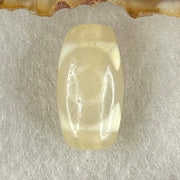 Natural Powerful Tibetan Old Oily Agate 3 Eyes Dzi Bead Heavenly Master (Tian Zhu) 三眼天诛 3.39g 20.1 by 10.5mm - Huangs Jadeite and Jewelry Pte Ltd