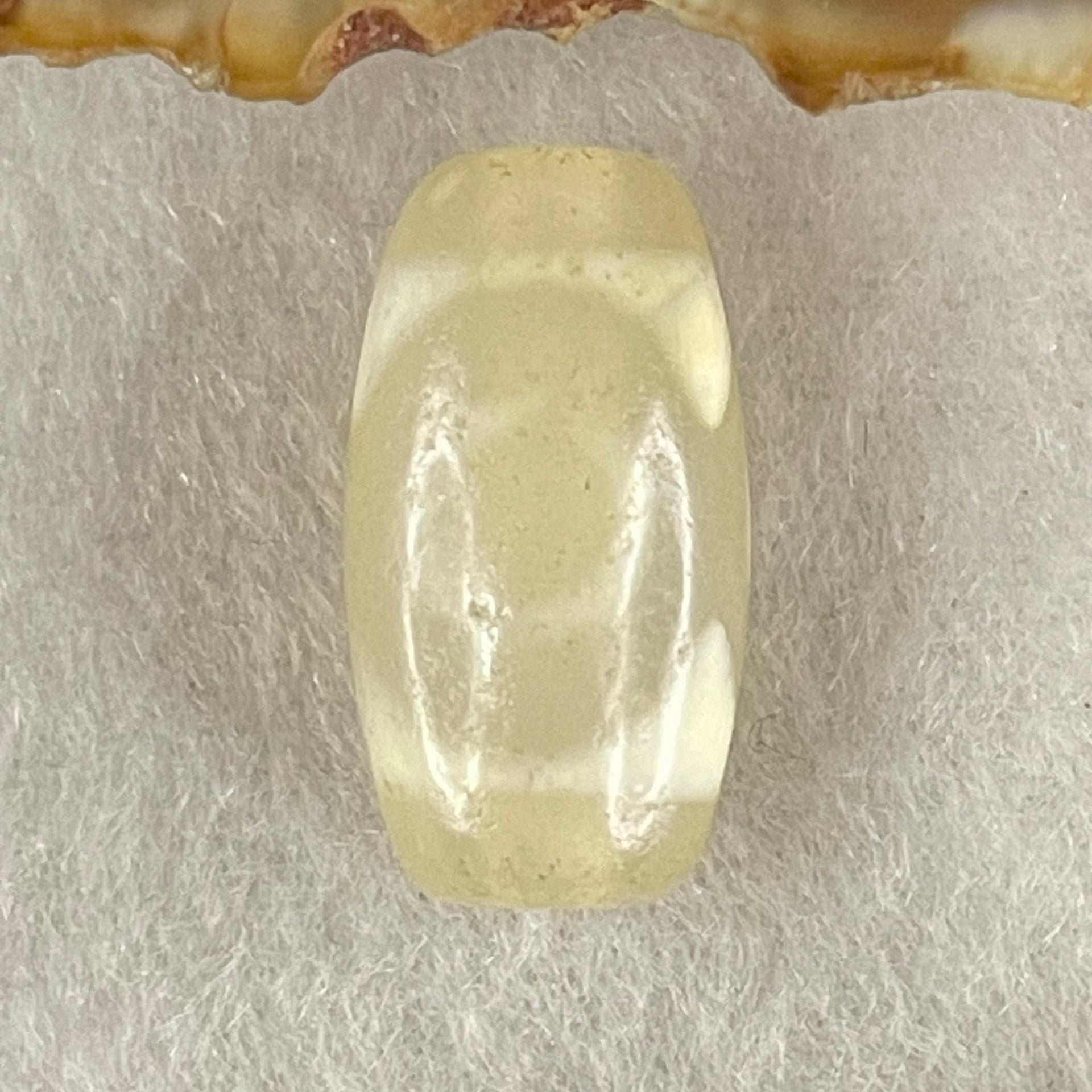 Natural Powerful Tibetan Old Oily Agate 3 Eyes Dzi Bead Heavenly Master (Tian Zhu) 三眼天诛 3.39g 20.1 by 10.5mm - Huangs Jadeite and Jewelry Pte Ltd