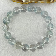 Good Grade Natural Blue Rutilated Quartz Bracelet 41.28g 18.5cm 12.0mm 18 Beads - Huangs Jadeite and Jewelry Pte Ltd