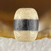 Natural Powerful Tibetan Old Oily Agate 1 Lines Dzi Bead Heavenly Master (Tian Zhu) 2.08g 13.5 by 10.1mm - Huangs Jadeite and Jewelry Pte Ltd