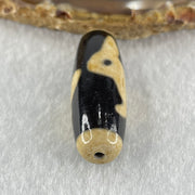 Natural Powerful Tibetan Old Oily Agate Rabbit Dzi Bead Heavenly Master (Tian Zhu) 兔子天珠 9.39g 39.1 by 12.7mm - Huangs Jadeite and Jewelry Pte Ltd