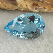 Natural Sky Blue Topaz Teardrop Shape 10.49ct 17.4 by 10.4 by 7.8mm - Huangs Jadeite and Jewelry Pte Ltd