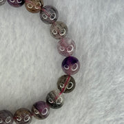 Natural Super 7 Beads Bracelet 20.61g 17cm 8.8mm 23 Beads - Huangs Jadeite and Jewelry Pte Ltd