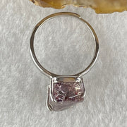 Natural Super 7 in S925 Sliver Ring (Adjustable Size) 3.21g 14.3 by 9.2 by 6.5mm - Huangs Jadeite and Jewelry Pte Ltd