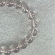 Natural Rose Quartz Beads Bracelet 天然玫瑰石英珠手链 32.16g 17.5cm 10.9mm 19 Beads - Huangs Jadeite and Jewelry Pte Ltd