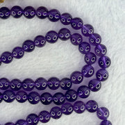 Good Grade Natural Amethyst Necklace 39.39g 52cm 7.2mm 79 Beads - Huangs Jadeite and Jewelry Pte Ltd