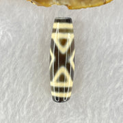 Natural Powerful Tibetan Old Oily Agate 2-Eye Vajra Dzi Bead Heavenly Master (Tian Zhu) 二眼天珠 7.81g 38.4 by 11.5mm - Huangs Jadeite and Jewelry Pte Ltd