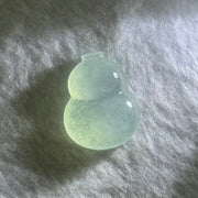 Type A Icy Faint Sky Blue Jadeite Hulu Setting stone 4.48g 23.5 by 18.4 by 5.9mm - Huangs Jadeite and Jewelry Pte Ltd