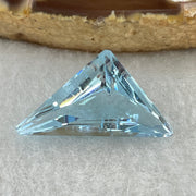 Natural Sky Blue Topaz Trillion Shape 10.32ct 21.3 by 12.4 by 7.9mm - Huangs Jadeite and Jewelry Pte Ltd