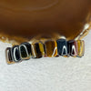 Natural Tiger's Eye Quartz Bracelet 虎眼石手持手链 33.28g 17cm 14.1 by 11.4 by 6.5mm 19 pcs - Huangs Jadeite and Jewelry Pte Ltd