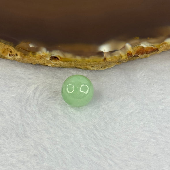 Type A Apple Green Jadeite Bead for Bracelet/Necklace/Earrings/ Ring 2.56g 11.5mm - Huangs Jadeite and Jewelry Pte Ltd