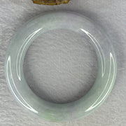 Type A Lavender Green Jadeite Bangle Internal Diameter 54.2mm 109.81g 14.8 by 74.4mm (Very Fine Internal Line) - Huangs Jadeite and Jewelry Pte Ltd
