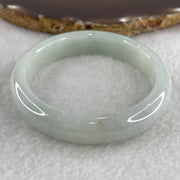 Type A Blueish Green with Faint Lavender and Brownish Spot Jadeite Bangle Internal Diameter 53.8mm 47.48g 12.3 by 7.6mm (Close to Perfect ) - Huangs Jadeite and Jewelry Pte Ltd