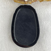 Type A Opaque to Partial Translucent Black Omphacite Jadeite Rooster Pendant 25.65g 59.3 by 40.1 by 8.9mm - Huangs Jadeite and Jewelry Pte Ltd