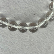 Natural Clear Quartz Bracelet 天然白水晶手链 30.28g 17cm 10.6mm 19 Beads - Huangs Jadeite and Jewelry Pte Ltd