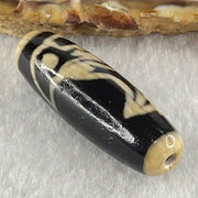 Natural Powerful Tibetan Old Oily Agate Condor Dzi Bead Heavenly Master (Tian Zhu) 神鹰珠 8.67g 36.6 by 12.3mm - Huangs Jadeite and Jewelry Pte Ltd