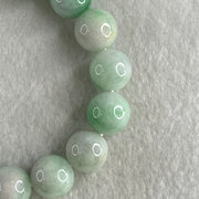 Type A Light Green with Light Lavender with Emerald Green Piao Huan Jadeite Beads Bracelet 48.39g 16cm 12.2mm 16 Beads - Huangs Jadeite and Jewelry Pte Ltd