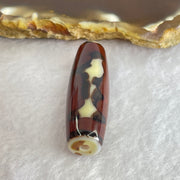 Natural Powerful Tibetan Old Oily Agate Guan Yin Dzi Bead Heavenly Master (Tian Zhu) 观音天珠 8.69g 38.0 by 12.1mm - Huangs Jadeite and Jewelry Pte Ltd