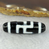 Natural Powerful Tibetan Old Oily Agate 1 Eye With Hotu Dzi Bead 7.18g 36.5 by 11.5mm - Huangs Jadeite and Jewelry Pte Ltd