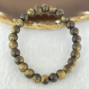 Natural Wild Vietnam Lu Qi Nan Agarwood Beads Bracelet 天然野生越南鹿其南沉香珠手镯 7.15g 17.5cm 9.0mm 26 Beads - Huangs Jadeite and Jewelry Pte Ltd