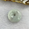 Type A Green Lavender Ping An Kou Jadeite 24.2 by 24.2 by 6.6mm 7.83g - Huangs Jadeite and Jewelry Pte Ltd