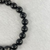 Natural Hypersthene Crystal Bracelet 天然金运石水晶手链 25.24g 16cm 8.7mm 22 Beads - Huangs Jadeite and Jewelry Pte Ltd