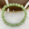 Type A Semi Icy Green Jadeite 25 beads bracelet 7.5mm 16.94g - Huangs Jadeite and Jewelry Pte Ltd