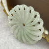 Type A Green Lavender Jadeite Windmill 36.4 by 36.4 by 5.4mm 8.93g - Huangs Jadeite and Jewelry Pte Ltd