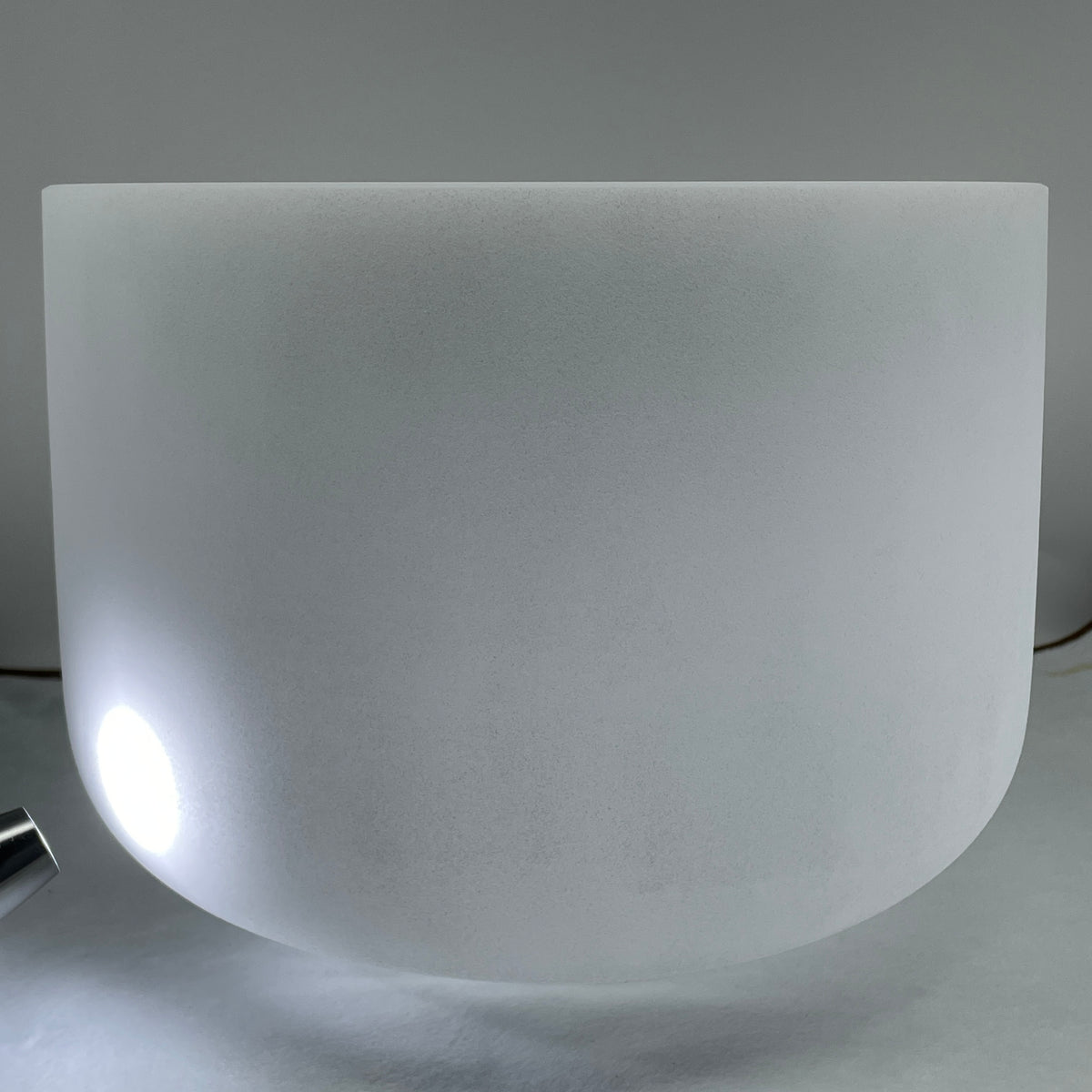 30cm Crystal Singing Bowl with Rubber and velvet stick - Huangs Jadeite and Jewelry Pte Ltd