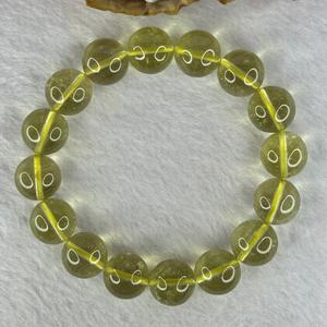 Natural Libyan Moldavite Meteorite Crystal Beads Bracelet 41.02g 18cm 13.1mm 16 Beads - Huangs Jadeite and Jewelry Pte Ltd