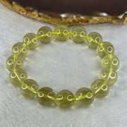 Natural Libyan Moldavite Meteorite Crystal Beads Bracelet 41.02g 18cm 13.1mm 16 Beads - Huangs Jadeite and Jewelry Pte Ltd
