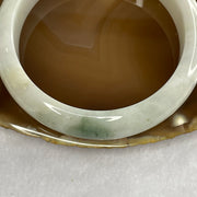 Type A Light Green Jade Jadeite Bangle 57.19g inner Dia 58.1mm 13.3 by 7.7mm (Slight External Line) - Huangs Jadeite and Jewelry Pte Ltd