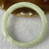 Type A Light Green with Red Patches Jade Jadeite Bangle 40.63g inner Dia 54.2mm 10.3 by 7.7mm (Internal Lines) - Huangs Jadeite and Jewelry Pte Ltd