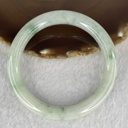 Type A Piao Hua Jadeite 55.07g Inner Dia 59.2mm 9.8 by 9.5mm - Huangs Jadeite and Jewelry Pte Ltd