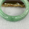 Type A Apple Green Jadeite Bangle 58.27g inner Dia 56.7mm 12.2 by 8.5mm (slight external line) - Huangs Jadeite and Jewelry Pte Ltd