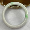 Type A Lavender with Spicy Green Patches Bangle 54.08g inner Dia 56.3mm 12.8 by 8.1mm (Slight External Rough) - Huangs Jadeite and Jewelry Pte Ltd