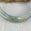 Type A Sky Blue, Red Yellow Jadeite Bangle 52.22g internal diameter 60.5mm 11.2 by 8.2mm - Huangs Jadeite and Jewelry Pte Ltd