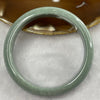 Type A Full Green Bangle 48.97g inner Dia 59.4mm 12.0 by 7.4mm (NO LINE) - Huangs Jadeite and Jewelry Pte Ltd