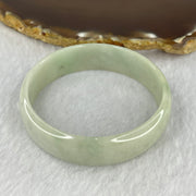 Type A Green Lavender Jadeite Bangle 28.40g inner diameter 52.4mm 14.3 by 4.0mm (slight external line) - Huangs Jadeite and Jewelry Pte Ltd