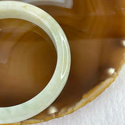 Type A Green with Red Patches Jade Jadeite Bangle 59.78g inner Dia 59.5mm 13.7 by 7.9mm (Slight External Rough) - Huangs Jadeite and Jewelry Pte Ltd