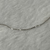 18K White Gold Chain 1.04g 40cm 0.5mm Made in Italy - Huangs Jadeite and Jewelry Pte Ltd